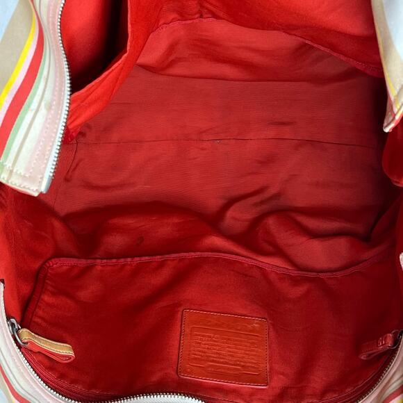 HTF Vintage Coach xl weekender soho hamptons tote bag - Picture 7 of 8